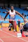 Efe Uwaifo (Enfield) triple jump, 2014 Sainsbury's British Championships. Photo: David T. Hewitson/Sports for All Pics